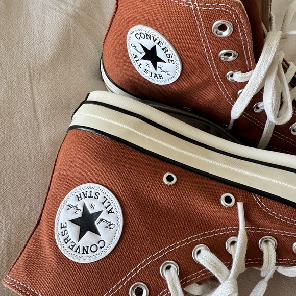 All star Chuck Taylor Converse Brown High-Top Sneakers - Picture 4 of 9